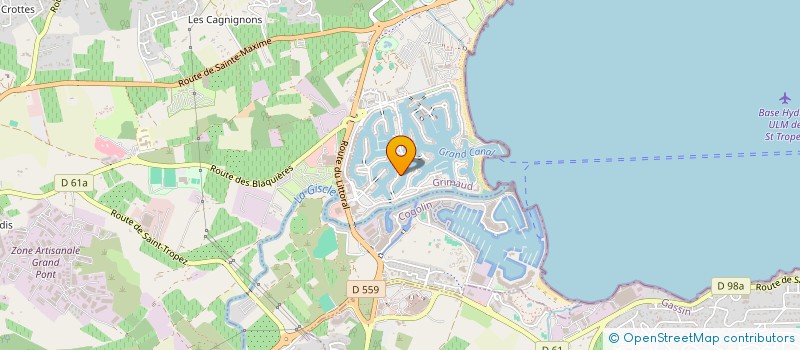localisation de l'entreprise MAISON EARLYBIRD à GRIMAUD