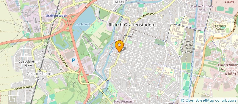 localisation de l'entreprise MAISON ECLIPSE  ILLKIRCH-GRAFFENSTADEN