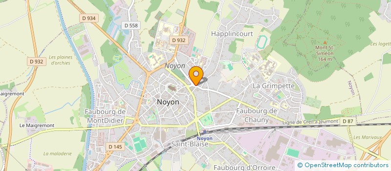 localisation de l'entreprise MAISON EDEA  NOYON