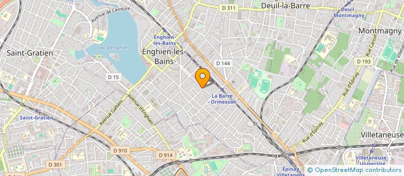 localisation de l'entreprise MAISON EGN  ENGHIEN-LES-BAINS