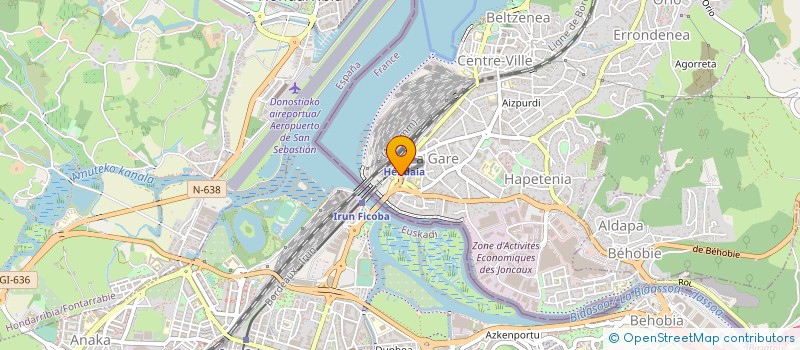 localisation de l'entreprise MAISON EGUIAZABAL à HENDAYE