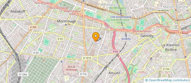 localisation de l'entreprise MAISON ELEGANCE SARL  GENTILLY