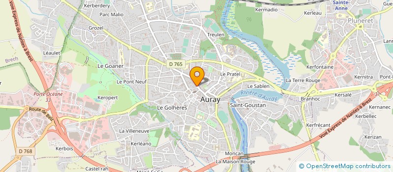 localisation de l'entreprise MAISON ELIOT à AURAY