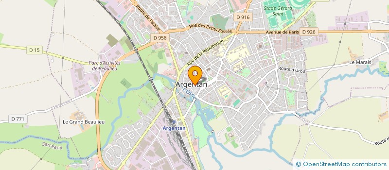 localisation de l'entreprise MAISON EMPLOI ET FORMATION PAYS ARGENTAN PAYS D'AUGE ORNAIS à ARGENTAN