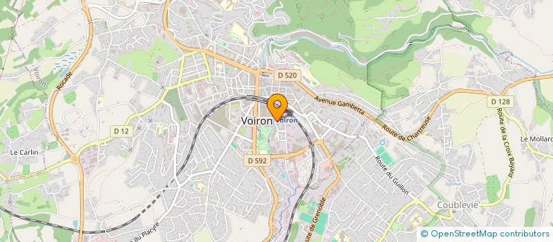 localisation de l'entreprise MAISON EMPLOI ET FORMATION PAYS VOIRONNAIS ET SUD GRESIVAUDAN à VOIRON