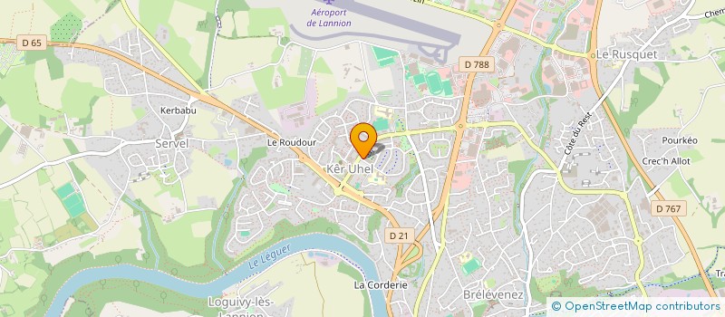 localisation de l'entreprise MAISON EMPLOI FORMATION PROF PAYS TREGOR GOELO  LANNION