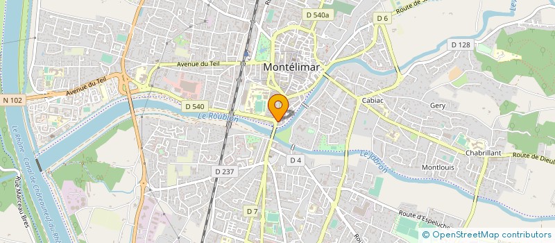localisation de l'entreprise MAISON ENERGIE à MONTELIMAR