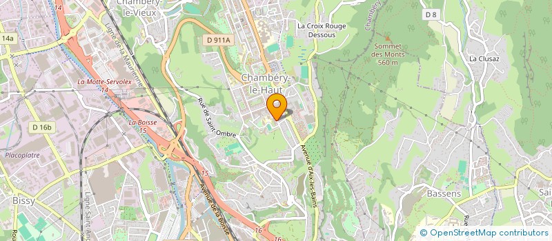 localisation de l'entreprise MAISON ENFANCE MOLLARD  CHAMBERY