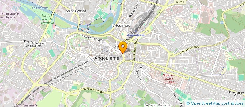 localisation de l'entreprise MAISON ENGRAND - SAZERAC DE FORGE à ANGOULEME