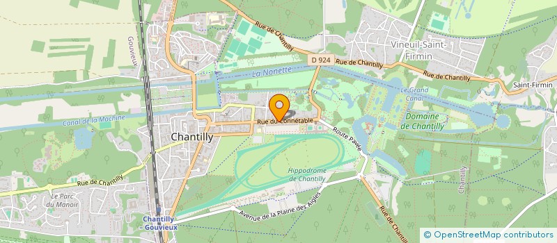 localisation de l'entreprise MAISON EREMINA  CHANTILLY