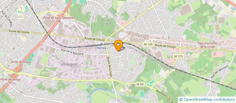 localisation de l'entreprise MAISON ERMIN  VERTOU