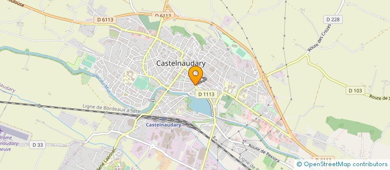 localisation de l'entreprise MAISON ESCUDIER à CASTELNAUDARY