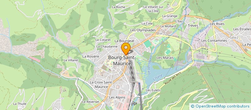 localisation de l'entreprise MAISON ESME  BOURG-SAINT-MAURICE