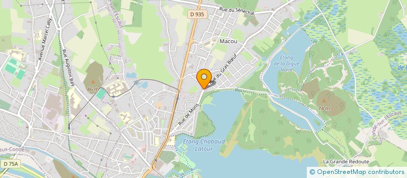 localisation de l'entreprise MAISON ESPOIR  CONDE-SUR-L'ESCAUT