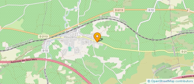 localisation de l'entreprise MAISON ESQUINES  DOUZENS