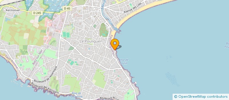 localisation de l'entreprise MAISON ESTRAN  LE POULIGUEN