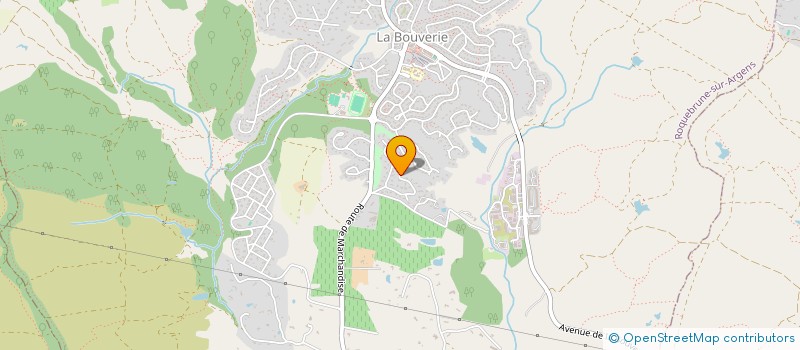 localisation de l'entreprise MAISON ET ASSOCIES  ROQUEBRUNE-SUR-ARGENS