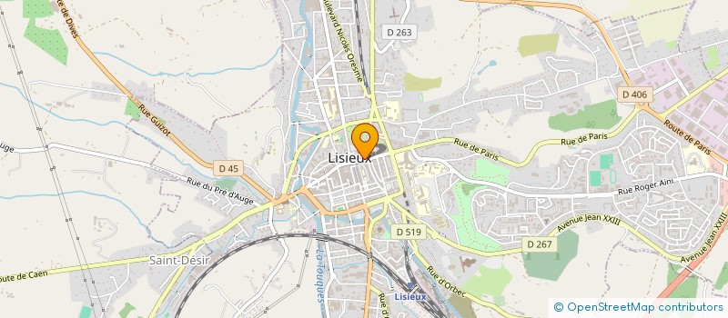 localisation de l'entreprise MAISON ET COCON à LISIEUX