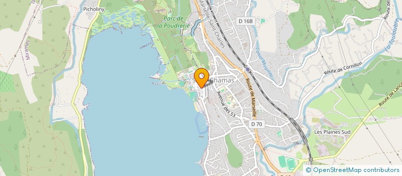 localisation de l'entreprise MAISON ET CONSTRUCT RENELIER  SAINT-CHAMAS