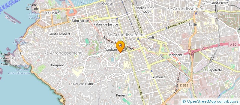 localisation de l'entreprise MAISON ET DECORATION MARSEILLE à MARSEILLE