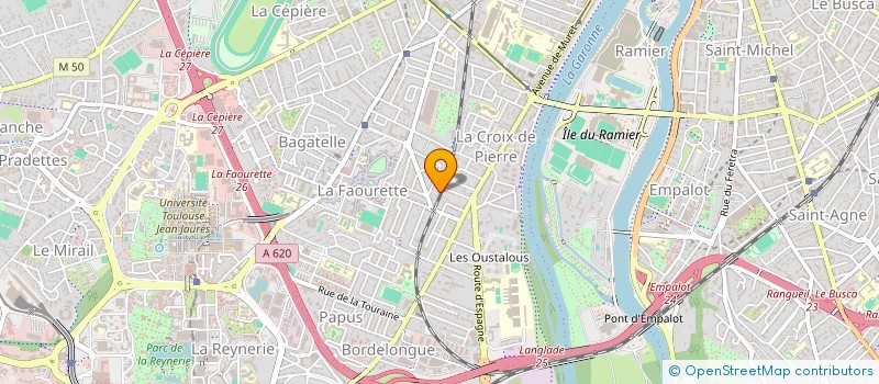 localisation de l'entreprise MAISON ET ENVIRONNEMENT à TOULOUSE