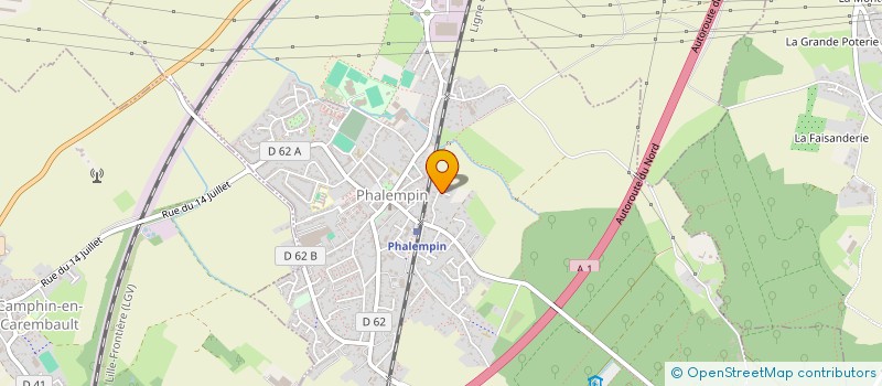 localisation de l'entreprise MAISON ET HABITAT  PHALEMPIN