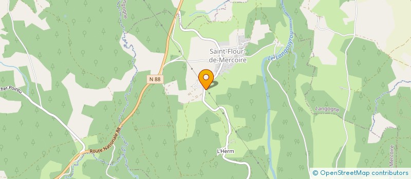 localisation de l'entreprise MAISON ET JARDIN GAILLARD  SAINT-FLOUR-DE-MERCOIRE
