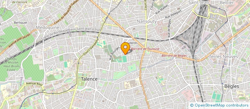 localisation de l'entreprise MAISON ET OXYGEN  TALENCE