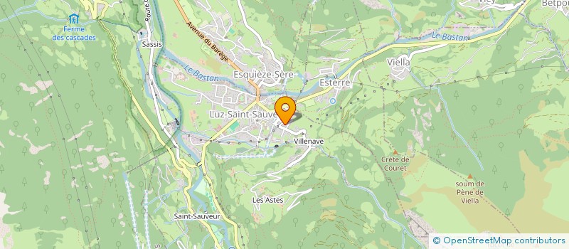 localisation de l'entreprise MAISON ET SARDEY  LUZ-SAINT-SAUVEUR