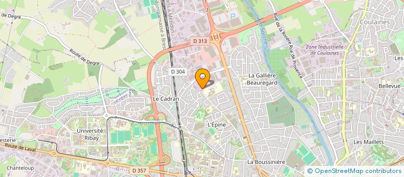 localisation de l'entreprise MAISON ET SERVICES LE MANS ESPACES VERTS  LE MANS