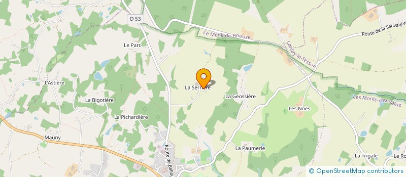 localisation de l'entreprise MAISON ET SI à LES MONTS-D'ANDAINE