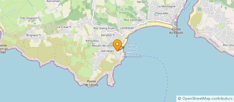 localisation de l'entreprise MAISON ET TRAVAUX à AUDIERNE