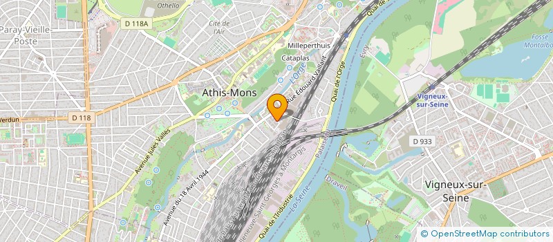 localisation de l'entreprise MAISON ETOILEE à ATHIS-MONS