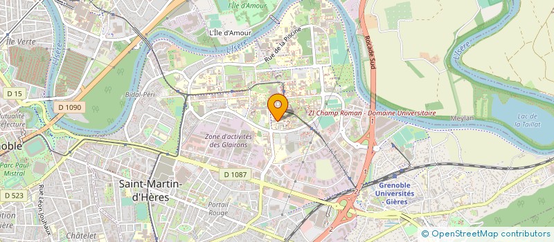 localisation de l'entreprise MAISON ETUDIANT GRENOBLOIS à SAINT-MARTIN-D'HERES