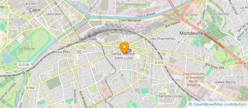 localisation de l'entreprise MAISON EUROPE CAEN BASSE NORMANDIE à CAEN