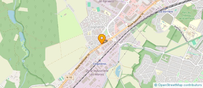 localisation de l'entreprise MAISON EVE  COIGNIERES