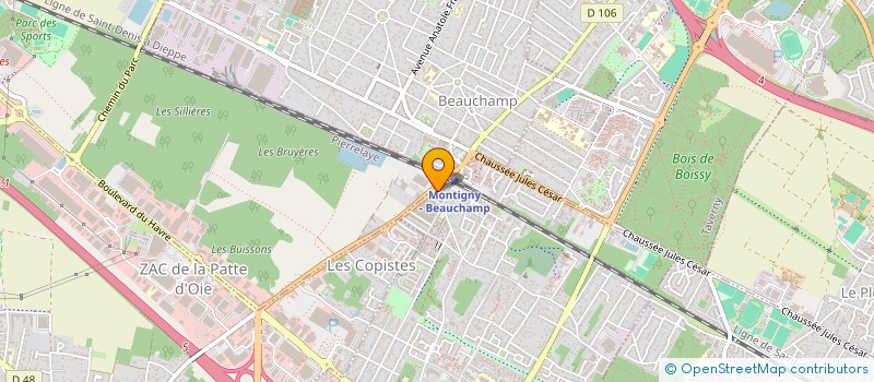 localisation de l'entreprise MAISON EXOTIQUE  MONTIGNY-LES-CORMEILLES