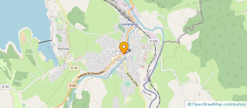 localisation de l'entreprise MAISON FAGES à LANGOGNE