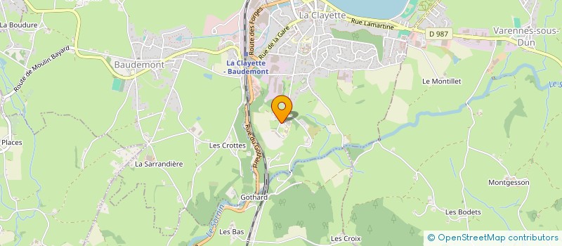 localisation de l'entreprise MAISON FAMI RURALE EDUCATION ORIENTATION à LA CLAYETTE