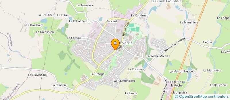 localisation de l'entreprise MAISON FAMIL RURALE EDUCAT ET ORIENTAT à CHANVERRIE