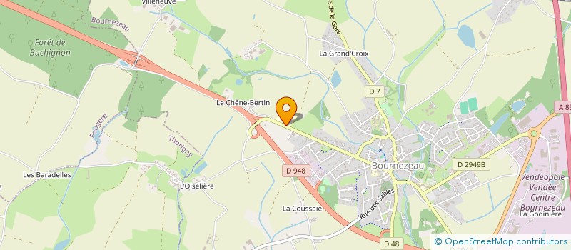 localisation de l'entreprise MAISON FAMIL RURALE EDUCATION ET ORIENTA à BOURNEZEAU