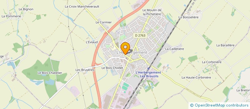 localisation de l'entreprise MAISON FAMIL RURALE EDUCATION ORIENTAT  L'HERBERGEMENT