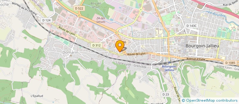 localisation de l'entreprise MAISON FAMILIA RURALE EDUCATION ORIENTAT à BOURGOIN-JALLIEU