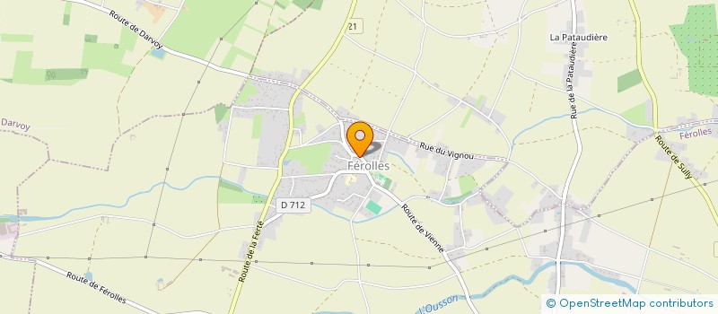 localisation de l'entreprise MAISON FAMILIAL RURAL D'EDUCAT D'ORIENTA à FEROLLES