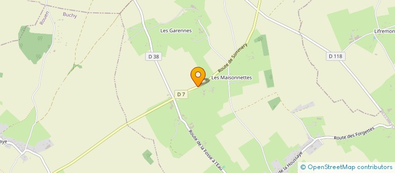 localisation de l'entreprise MAISON FAMILIAL RURAL EDUCATION ORIENTAT  BUCHY