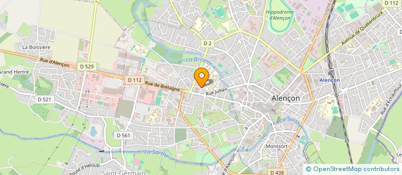 localisation de l'entreprise MAISON FAMILIALE à ALENCON