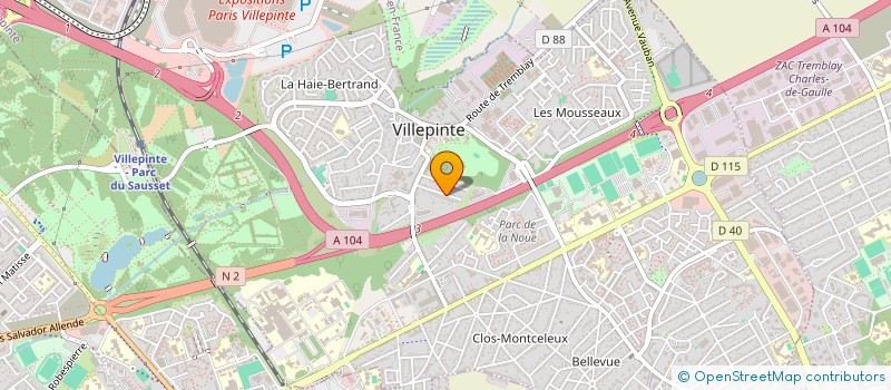 localisation de l'entreprise MAISON FAMILIALE à VILLEPINTE