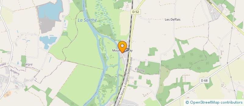 localisation de l'entreprise MAISON FAMILIALE APPRENTISSAGE RURAL à LES HAUTS-D'ANJOU