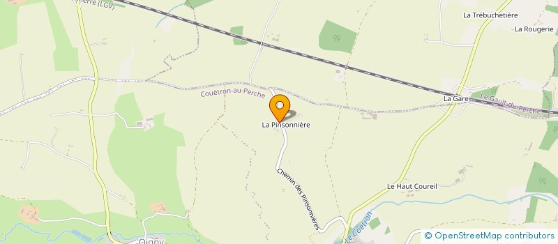 localisation de l'entreprise MAISON FAMILIALE ARVILLE  COUETRON-AU-PERCHE