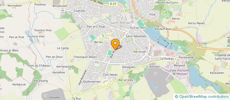 localisation de l'entreprise MAISON FAMILIALE DE L'IROISE à SAINT-RENAN